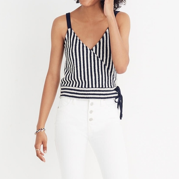 Madewell Tops - Madewell Crop Jacquard Tank Top